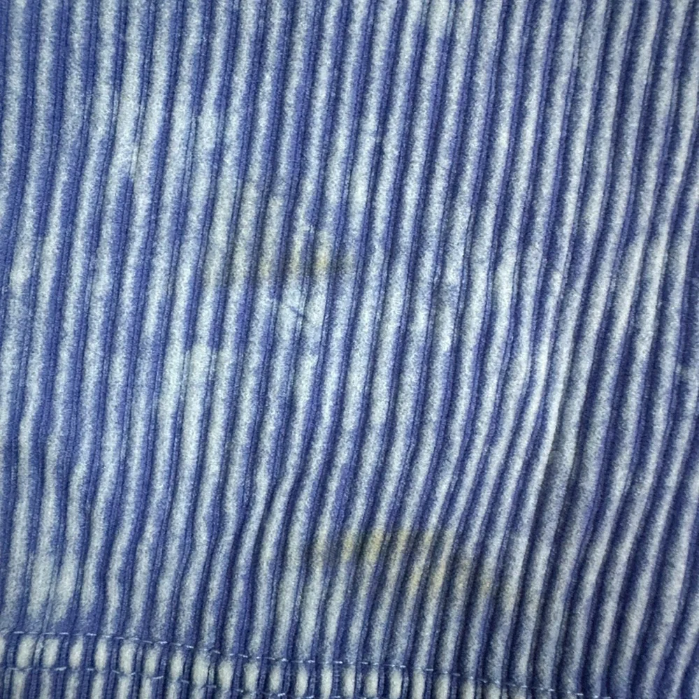 Blue Ribbed Women's Active Top - Picture 6 of 6